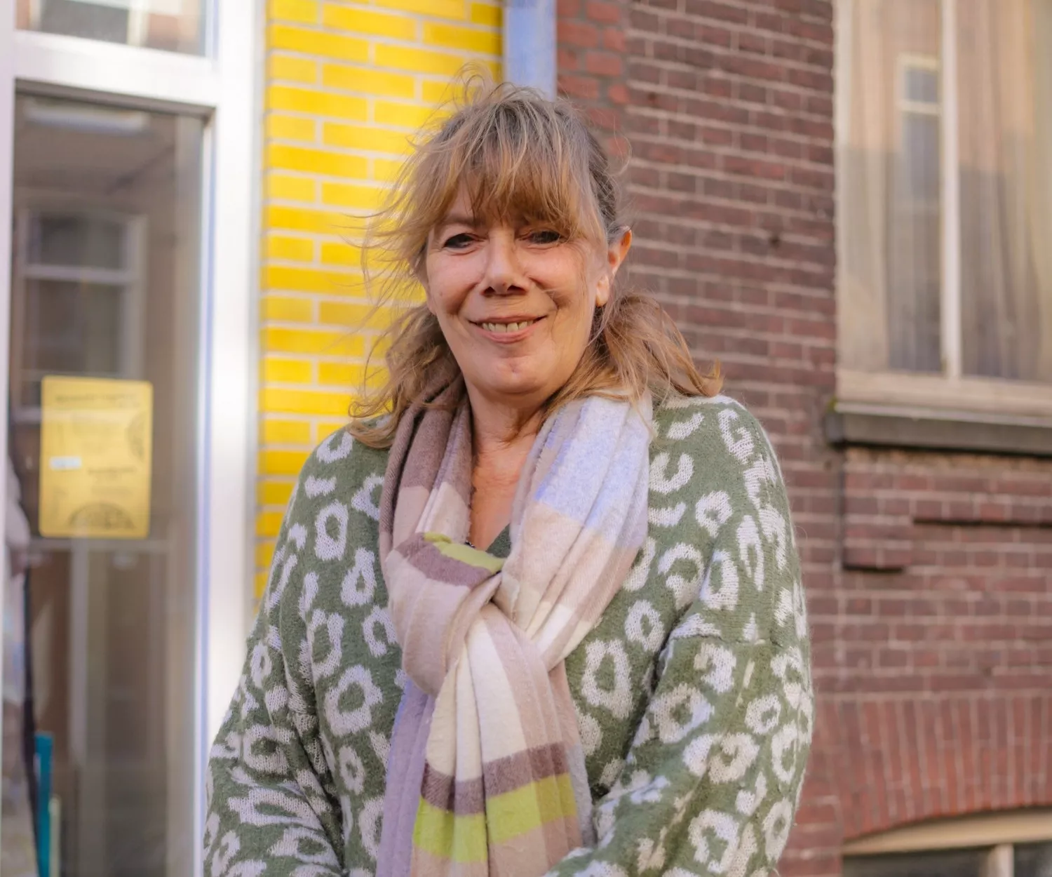 Coördinator Marthe bij buurthuis Quellijn van Stichting Prisma.
