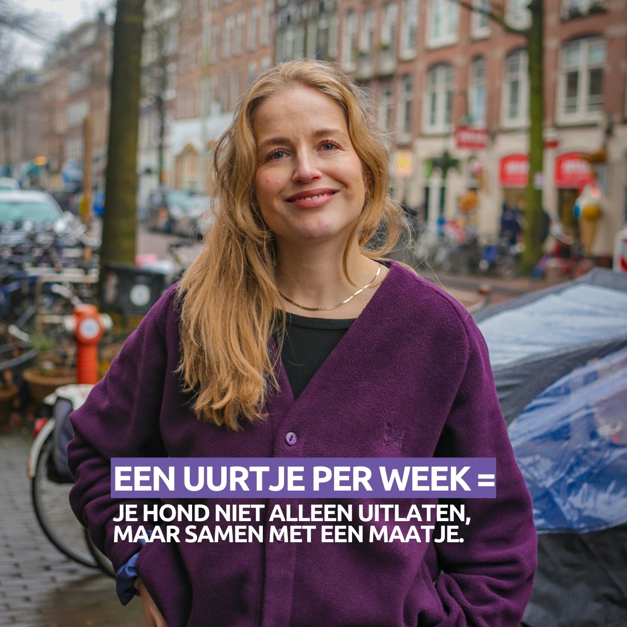 Vrijwilliger in Amsterdam voor een uurtje per week