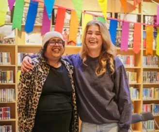 Maatjes Oesha en Anniek uit Amsterdam West