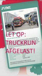 Ttruckrun gaat niet door