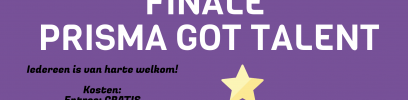 Finale van Prisma Got Talent zaterdag 9 juni Finale van Prisma Got Talent zaterdag 9 juni
