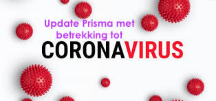 Prisma update Coronavirus; aanscherping maatregelen