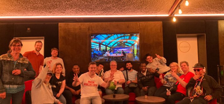 Bowlen groepsfoto
